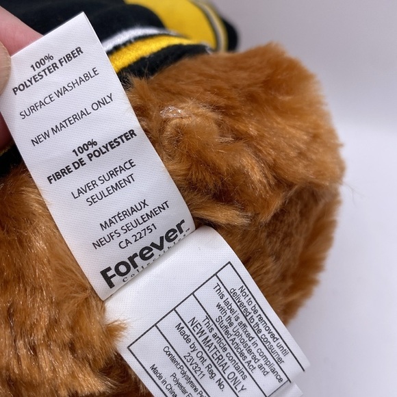 Pittsburg Penguins Jersey Sweater Stuffed Bear 8 inches New w Tags Gift Hockey - Picture 7 of 7